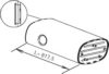 DINEX 64375 Middle-/End Silencer